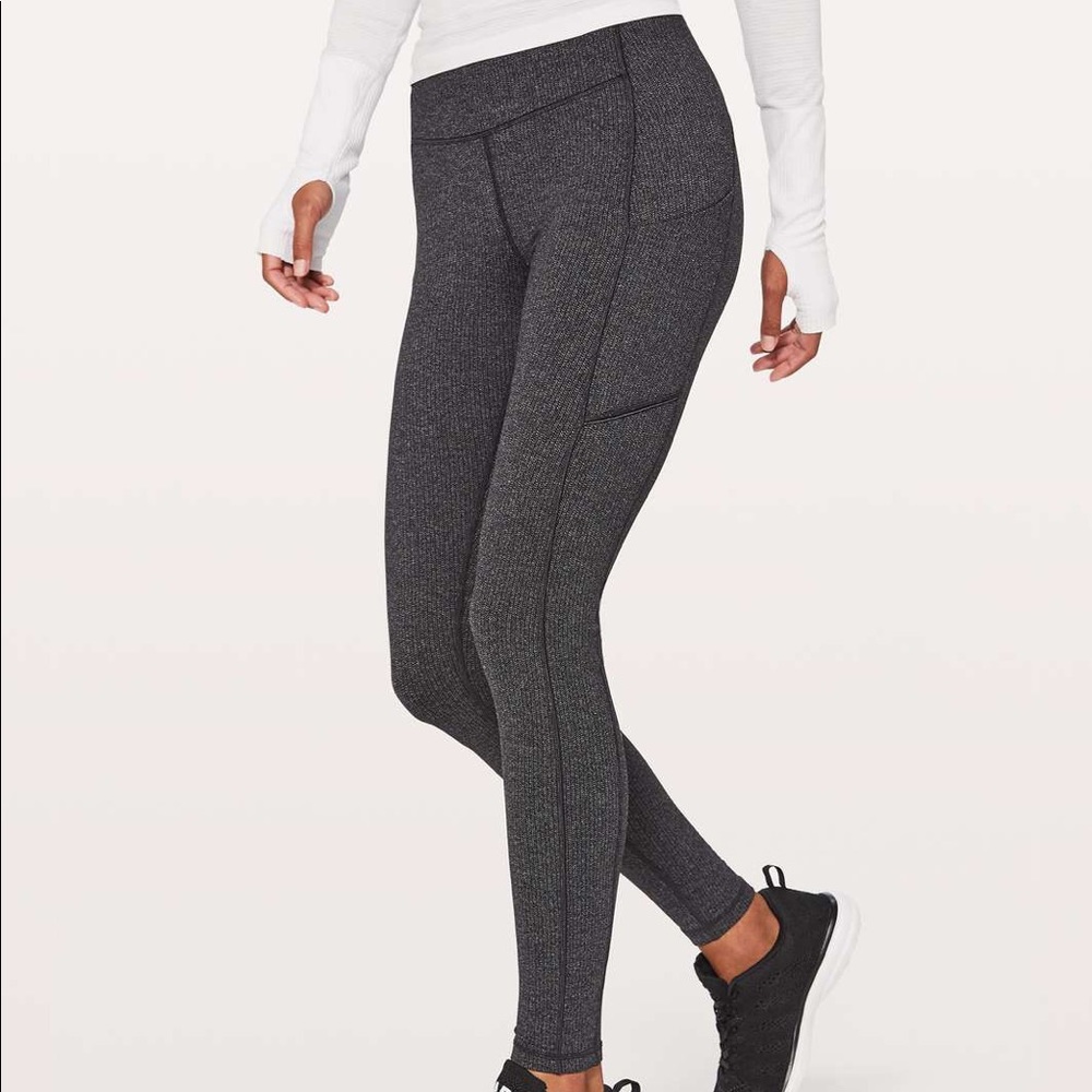 lululemon 4 speed up tight herringbone 28”
